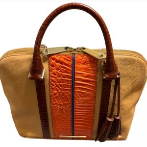 New! BRAHMIN Lady Pimento Domed Satchel - NWOT